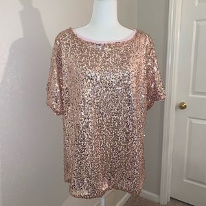 Women’s sequin t-shirt